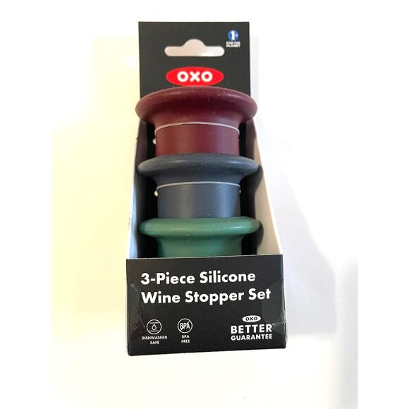OXO Good Grips Silicone Wine‎ Stoppers - Picture 1 of 2